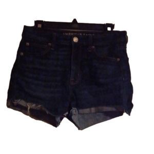 American Eagle dark wash size 6 cutoff shorts . Great summer staple.
